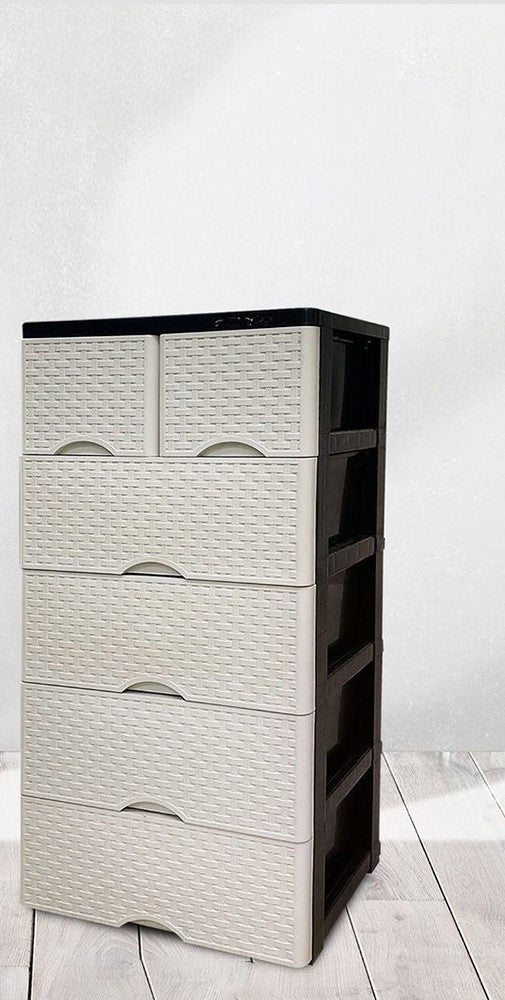 Cajonera Plástica Ratan 4+2