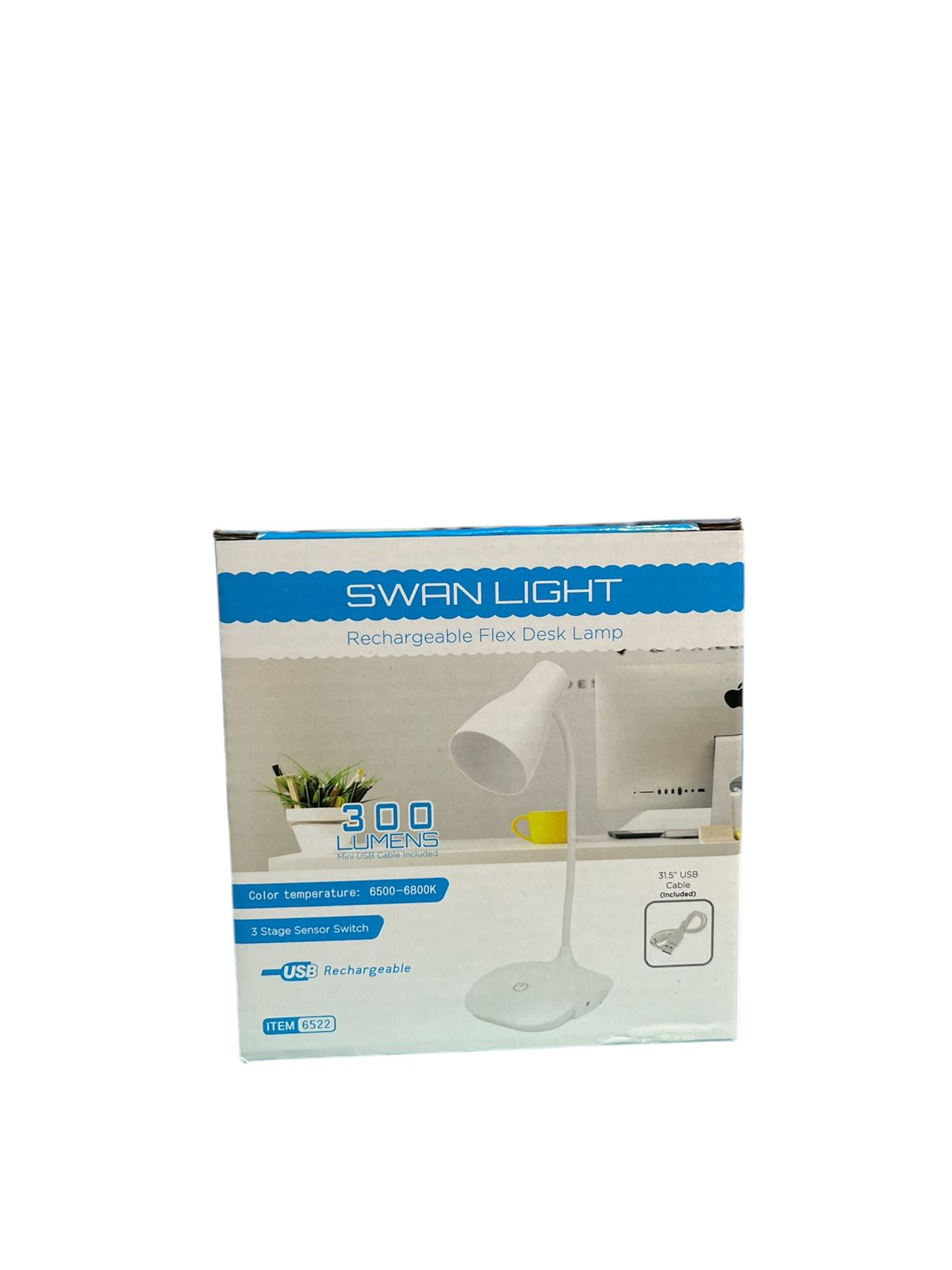 LAMPARA DE ESCRITORIO SWAN LIGHT RECARGABLE