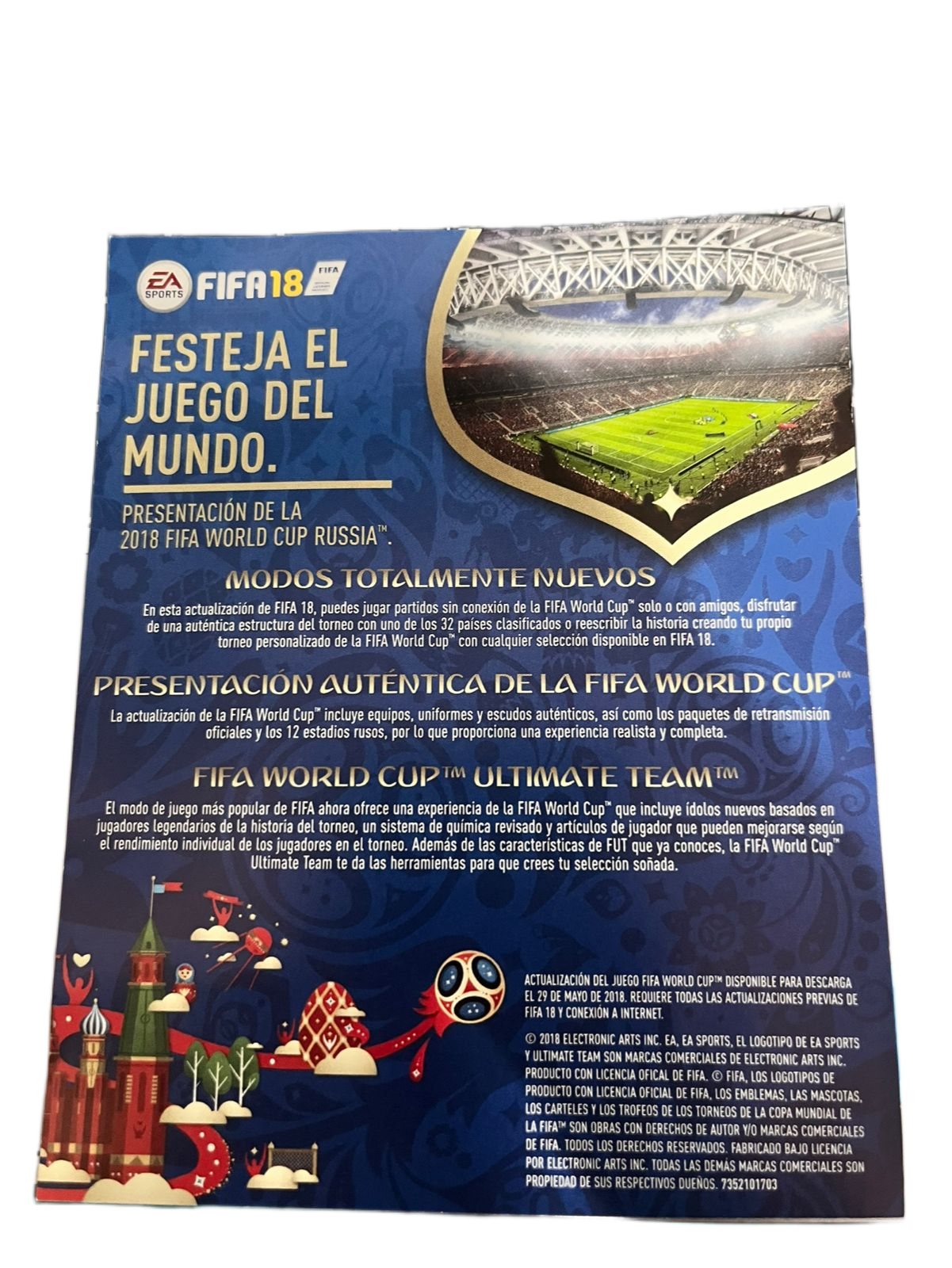 🎮 FIFA 18 – Edición Mundial (PS4)