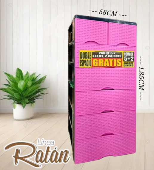 Cajonera Plástica 5+2