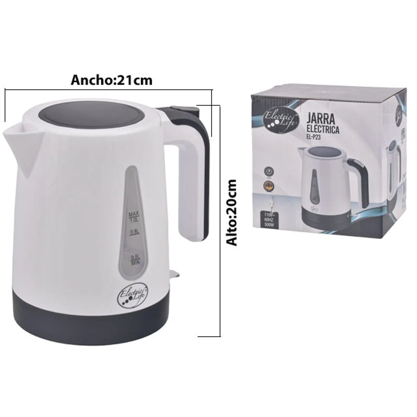 HERVIDORA ELECTRICA ELECTRIC LIFE 1L