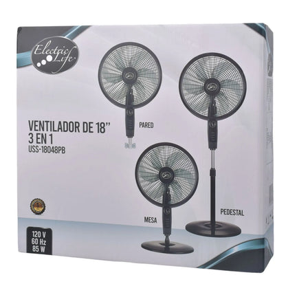 Ventilador Electric Life 6 Aspas